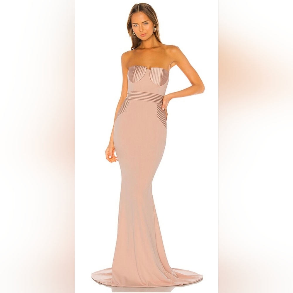 💋Zhivago Strapless Nude Dress💋